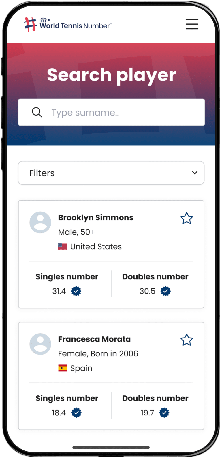 Player search